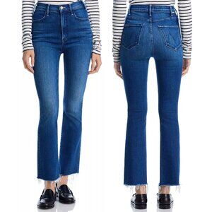 MOTHER The Hustler Flood Fray Jeans Size 25 NWT